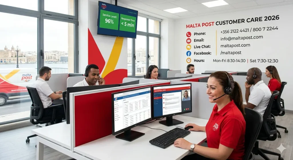 MaltaPost Customer Care 1 image for maltapost contact details